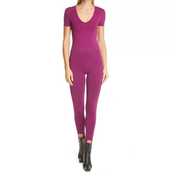 Simon Miller Pants - Simon Miller Women's Stretch Evan Stirrup Leggings Purple Size M